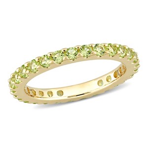 Everly Jewelry – 10K Yellow Gold 1 1/6 TGW Peridot Fashion Ring - 1 of 4