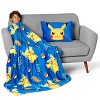 Pokemon Pika Pika Silk Touch Throw Blanket 50X60 inches with Plush Pocket Pillow 14X20 inches - 3 of 4