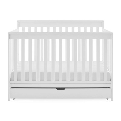 Olivia's Little World Wooden Baby Doll Crib with Storage Cabinet Pink/White