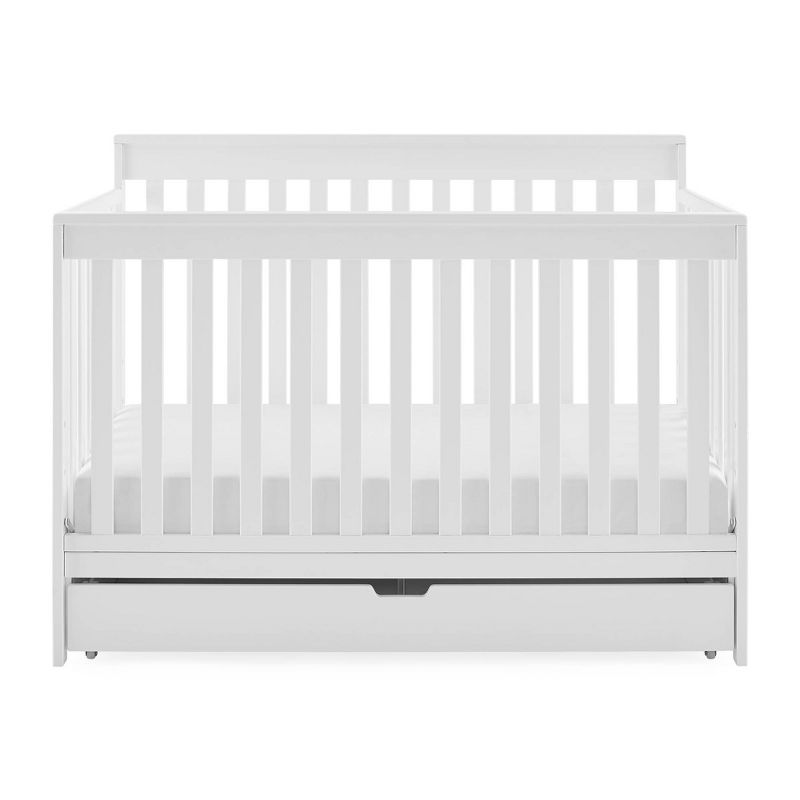 Delta Children Mercer Deluxe 6-in-1Convertible Crib with Underdrawer Storage, 1 of 15