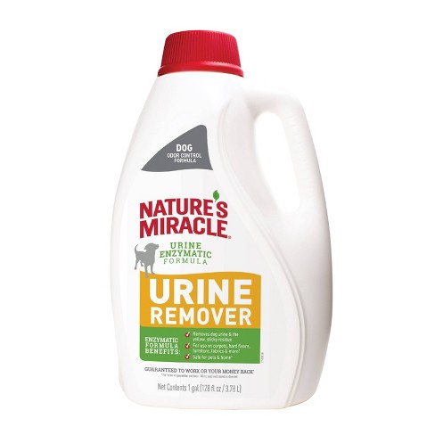 Nature s Miracle Unscented Enzymatic Formula Urine Stain Remover For Dogs 1gal Target