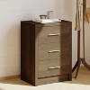 GDFStudio Marlette Modern Faux Wood 3 Drawer Chest - 2 of 4