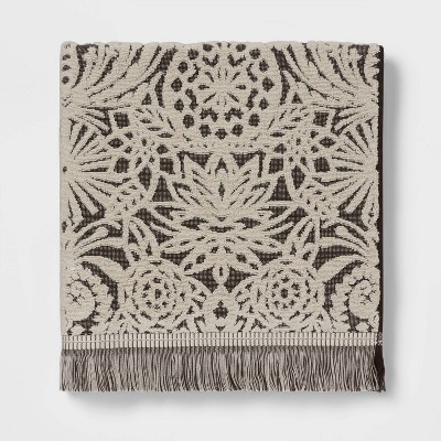 Grey best sale patterned towels