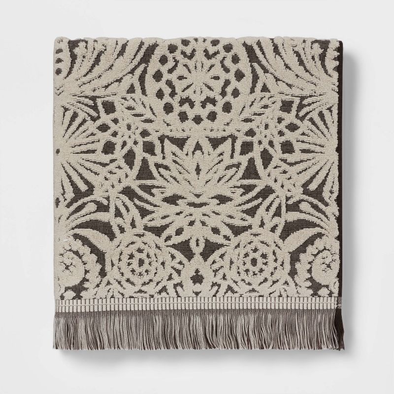 Allover Pattern Towels Black/White - Opalhouse&#153;, 1 of 12
