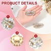 Unique Bargains Detachable Classic Fashion Sparkling Rhinestone Shoe Clips 1 Pair - 3 of 4