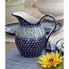 Blue Rose Polish Pottery 1160 Zaklady Pitcher - 2 of 4