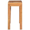 vidaXL Console Table 43.3 in.x15.7 in.x29.9 in. Solid Acacia Wood in Honey Finish - 3 of 4