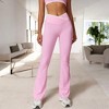 Anna-Kaci Active Women's High Waist Crisscross Yoga Pants Flare Leg for Active and Casual Wear - 3 of 4