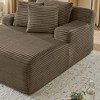 Sapphtopaz 50" Lazy Sofa Lounge Chair 2 Seater Sleeper Sofa with Sponge Filling Soft Comfy Sofa Bed Boneless Couches for Living Room,Bedroom - 3 of 4