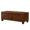Dexmalle Faux Leather Bench with Storage - 2 of 4