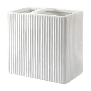 Hotelier Toothbrush Holder Gray/White - Allure Home Creations