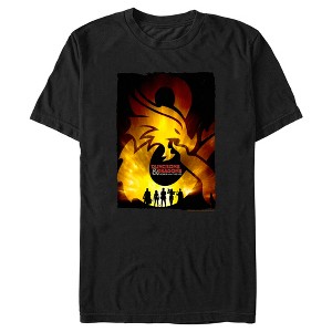 Men's Dungeons & Dragons: Honor Among Thieves Silhouettes Movie Poster T-Shirt - 1 of 4