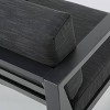 Navan 12pc Aluminum Sectional Sofa Seating Set Black/Dark Gray - Christopher Knight Home: Modular, Rust-Resistant - 3 of 4