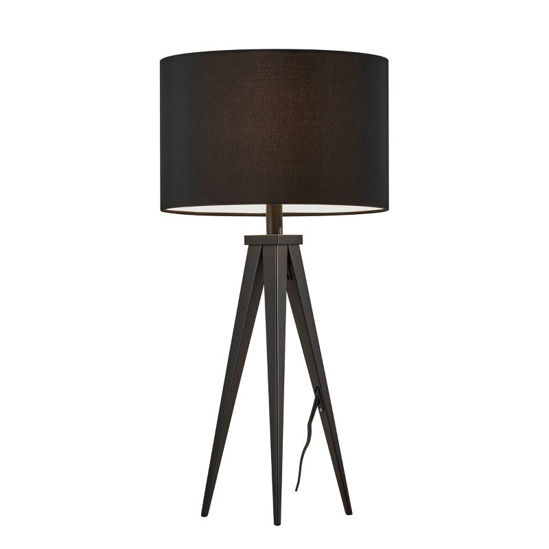 Director Table Lamp Black - Adesso, 1 of 5