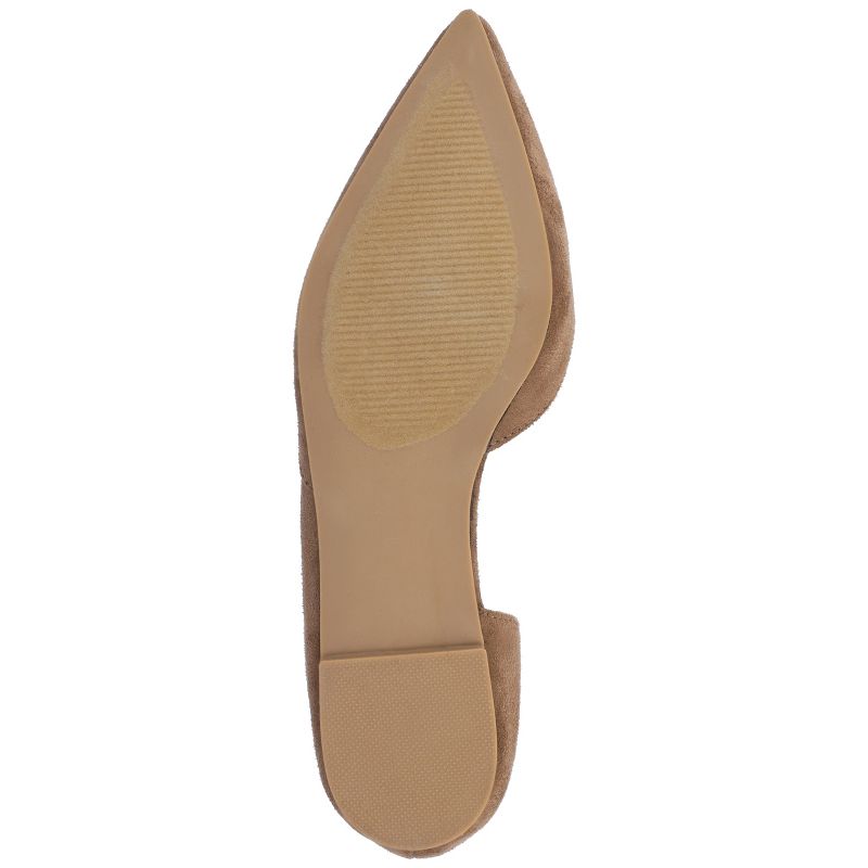 Journee Collection Womens Ester Slip On Pointed Toe D'Orsay Flats, 5 of 10