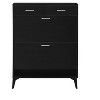 Okak Shoe Cabinet, Freestanding Shoe Organizer with 4 Drawers, Shoe Storage Cabinet for Entryway, Living Room, Hallway, Black - 3 of 4