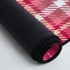 Avenie Pink Plaid Desk Mat -Deny Designs - 4 of 4