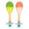 Small Foot "Groovy Beats" Wooden Maracas Set - 2 of 4
