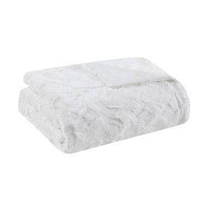60"x70" Oversized Marselle Faux Fur Throw Blanket - Madison Park - 1 of 4