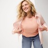 Lands' End Women's Cotton Rib T-shirt - 4 of 4
