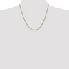 Black Bow Jewelry 1.65mm 10k Yellow Gold Solid Spiga Chain Necklace - 2 of 4