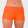 Calypsa Women's Plus Size Chlorine Resistant BoyShorts - 4 of 4