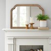 36" x 26" French Country Mantle Wood Mirror Natural - Threshold™ - image 2 of 3