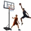 SKONYON 32 Inch Basketball Hoop Portable Adjustable 7ft Basketball Goal System with Backboard Wheels - 2 of 4