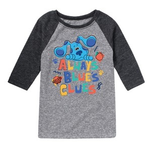 Boys' - Blue's Clues & You! - Always Blue's Clues Raglan Graphic T-Shirt - 1 of 2