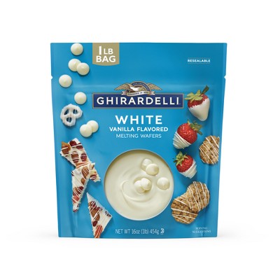 Ghirardelli White Vanilla Melting Wafers - 16oz
