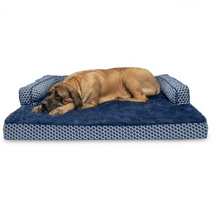 FurHaven Plush & Decor Comfy Couch Orthopedic Sofa-Style Dog Bed - 1 of 3