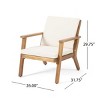 4-Piece All-Weather Wood Patio Conversation Set with Cushions, Outdoor Seating Furniture for Deck, Porch or Backyard – The Pop Home - 4 of 4