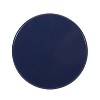 Okak Minimalist Outdoor Side Tables, Waterproof Round Metal Portable Patio End Table Nightstand Outdoor and Indoor for Garden Balcony Yard, Blue - 4 of 4