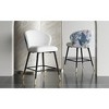 NicBex 31.5"Chic Counter and Bar Stools,Jacquard Bar Chairs for Dining Room&Kitchen,Upholstered Counter Stools Dining Chairs,Set of 2 - 2 of 4
