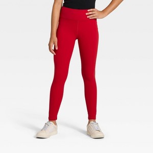 Girls' Everyday Soft Leggings - All In Motion™ - 1 of 3