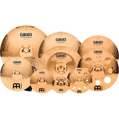 Meinl MEINL Classics Custom Triple Bonus Pack Cymbal Box Set with FREE 8" Bell, 10" Splash, 12" Trash Splash