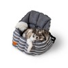 Hooseng Dog Car Seats, Washable Dog Booster Seat for Car with Clip-On Safety Leash & Storage Pockets, Portable Travel Bed for Small Dogs - 2 of 4