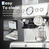 Espresso Machine with Grinder, 2.8L Removable Water Tank & 20 Bar Milk Frother Steam Wand, Adjustable Shot Volume, 31 Grind Settings - 4 of 4
