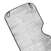 Unique Bargains Front Rear Double Windshield for Car Auto Aluminum Foil Automotive Sunshades Silver Tone 1 Pc - 3 of 4