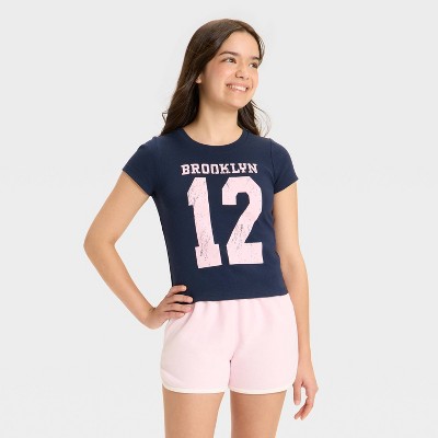 Girls' Short Sleeve Graphic T-Shirt - art class™