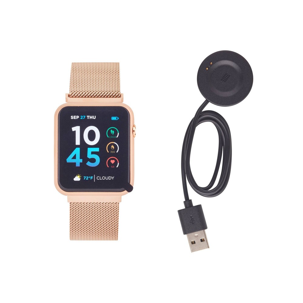 Photos - Wrist Watch iTouch Air 4 Smartwatch: Rose Gold Case with Rose Gold Mesh Strap