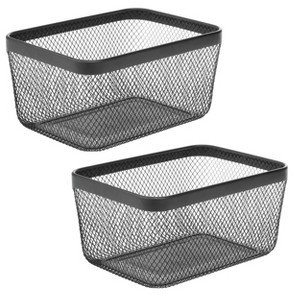 Metal Mesh Pantry Basket for Kitchen Storage - 1 of 4