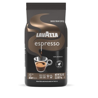 Lavazza Espresso Whole Bean Coffee, Medium Roast, 100% Arabica, 2.2 lb Bag