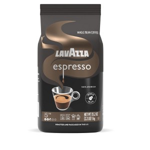 Lavazza Espresso Whole Bean Coffee, Medium Roast, 100% Arabica, 2.2 lb Bag - 1 of 4