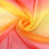 INSPIRE CHIC Women's Chiffon Colorful Gradient Square Soft Sheer Neck Scarves 1Pc - 4 of 4