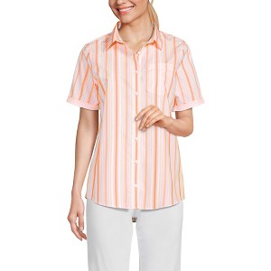 Lands' End Lands' End Women's Short Sleeve No Iron Shirt - 1 of 3