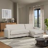 Serta Crosby Convertible Sectional Set Stone: Upholstered Modular Sofa with Reversible Chaise Lounge - 2 of 4