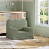 Coucheta Kids Couch, 2-In-1 Comfy Toddler Couch Fold Out, Convertible Sofa to Lounger Foam Kids Chair with Teddy Fleece, Gift for Girls and Boys - 3 of 4