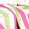 Slickblue 5/7 PC 100% Cotton Duvet Cover Set, Deep Pocket Sheets, MEGA Bedding Set, Twin to King, Pink - 3 of 3
