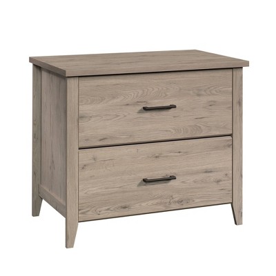 2 Drawer Iron City Lateral File Cabinet Checked Oak - Sauder : Target